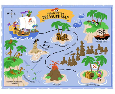 Free pirate treasure maps