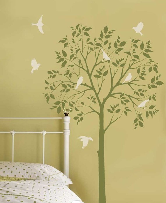 Tree Wall Stencils for Painting