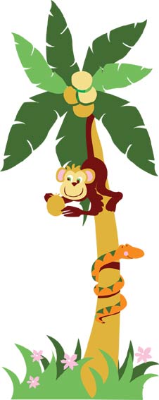 monkey jungle clip art - photo #40